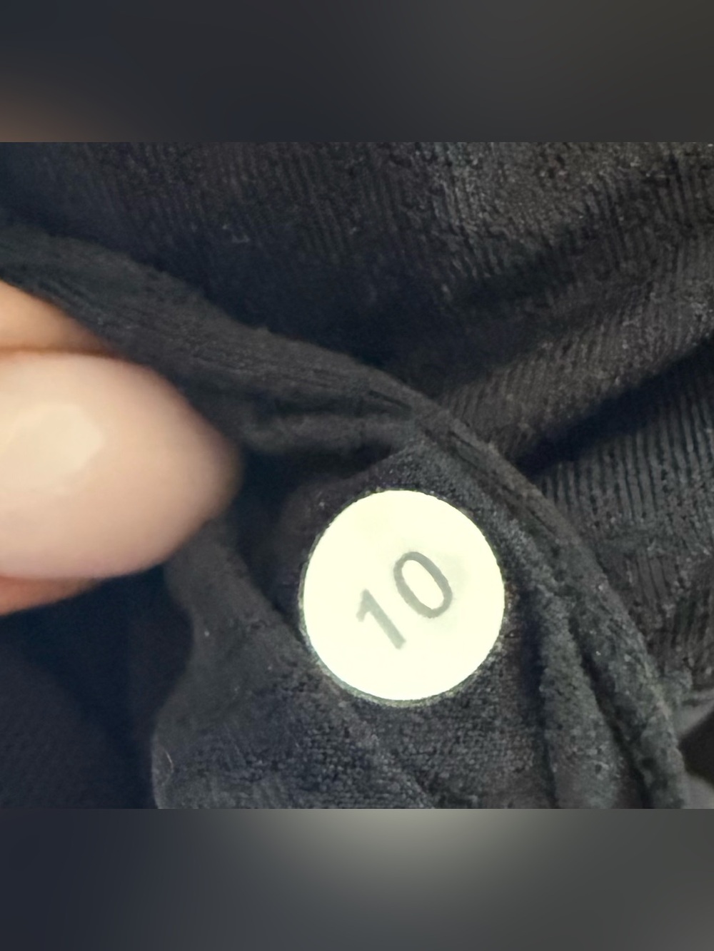Lululemon Black & Gray Women's Athletic Tank Top sz 10 - Picture 6 of 6